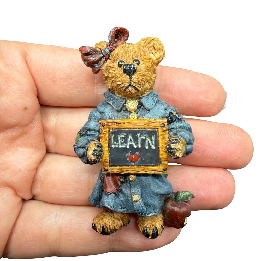 Teacher Bear Brooch Student Bear Pin Vintage Jewelry